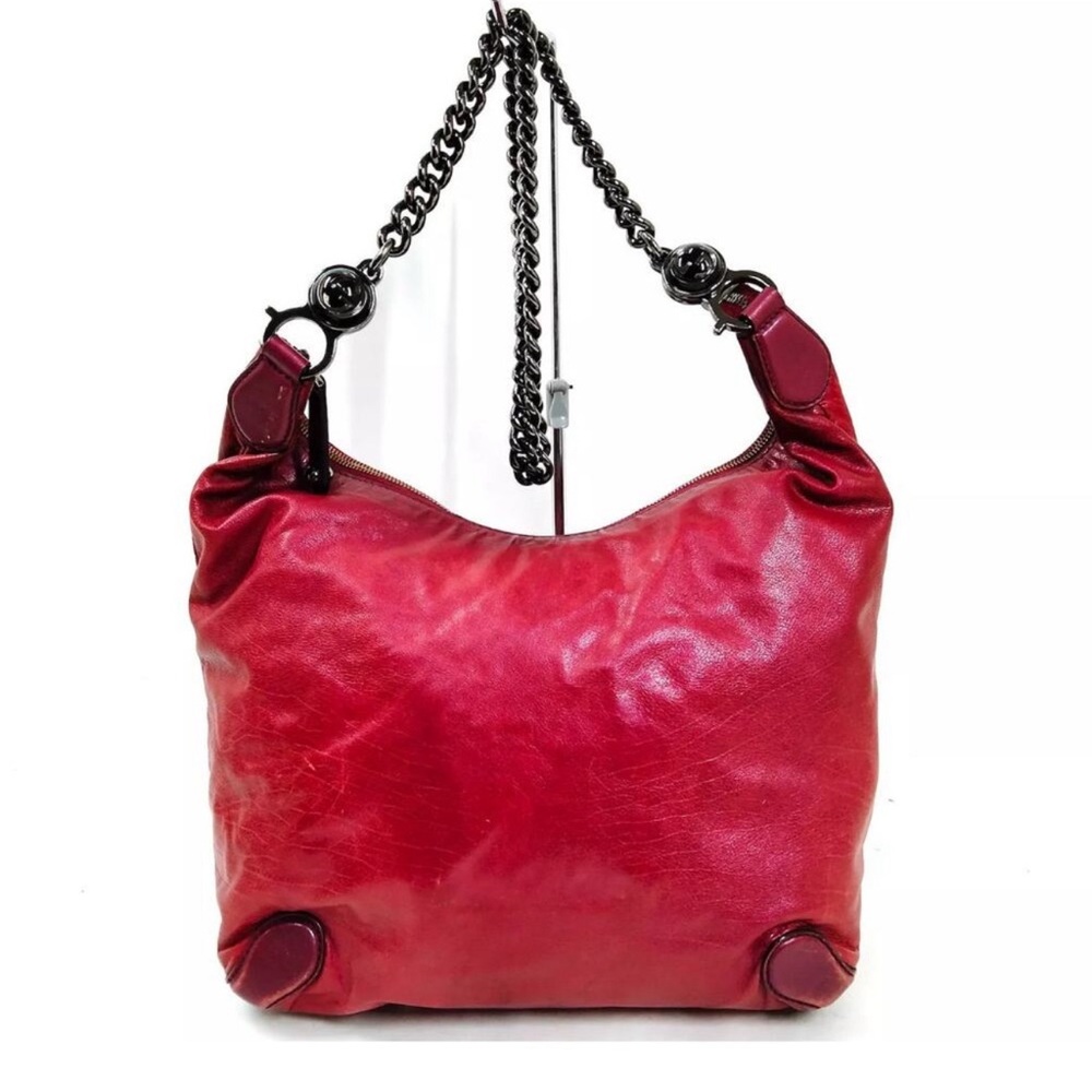 Gucci Shoulder Bag Bordeaux Leather -Amazing Hardware
